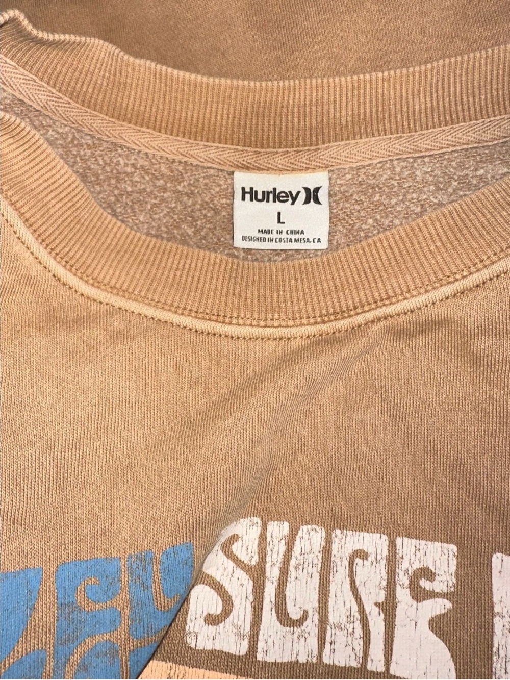 Hurley Lovely Day Boyfriend Pullover, size Large - Picture 8 of 9